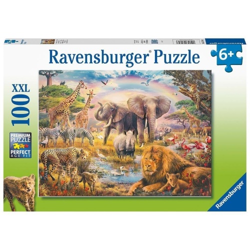 Puzzle XXL 100 Dzikie zwierzęta, Ravensburger