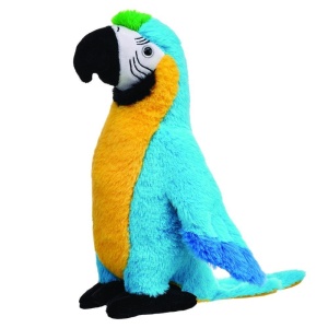 PAPUGA ARA NIEBIESKA 40CM, BEPPE