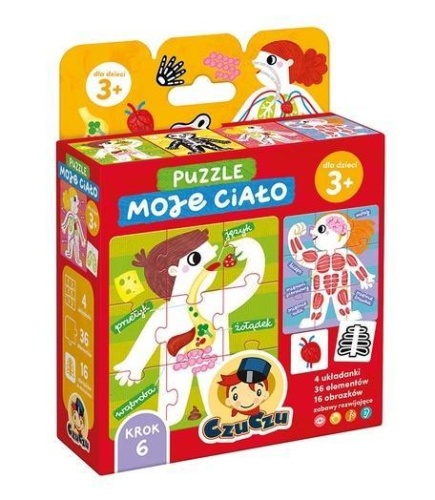 CzuCzu Puzzle Moje ciało 3+, Bright Junior Media