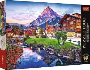 PUZZLE 1000 ALPEJSKIE MIASTECZKO SZWAJCARIA TREFL