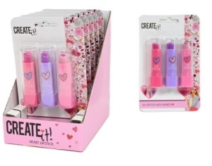 SZMINKA DO UST LOVE&HEART 3SZT CREATE IT!