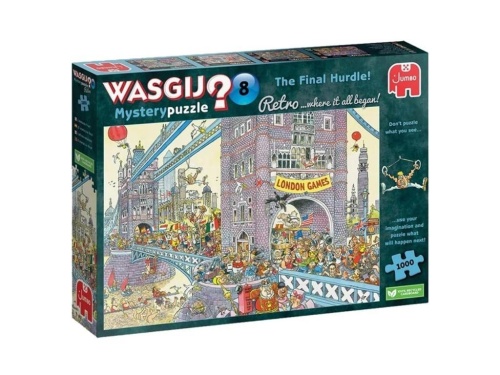 Puzzle 1000 Wasgij Mystery Ostatni bieg, TM Toys