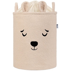 KOSZ NA ZABAWKI MIŚ BEŻOWY XL, SIPO