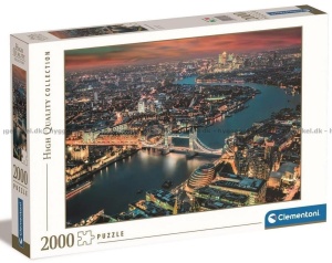 PUZZLE 2000 HQ LONDON AERIAL VIEW, CLEMENTONI