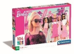 PUZZLE 104 SUPER KOLOR BARBIE, CLEMENTONI