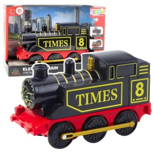 LOKOMOTYWA ELEKTRYCZNA RETRO ŚWIATŁO DŹWIĘK