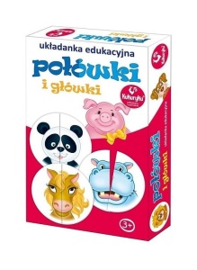 UKŁADANKA - POŁÓWKI I GŁÓWKI, KUKURYKU