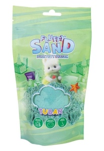 FLUFFY SAND 90G PUSZYSTY PIASEK ZIELONY, TUBAN