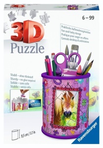 PUZZLE 3D HORSE PENCIL CUP, RAVENSBURGER