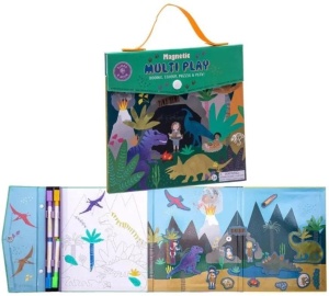 ZESTAW ZABAW 4W1 DINOZAURY, FLOSS & ROCK