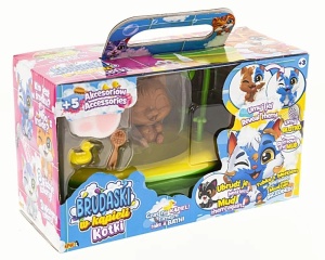 BRUDASKI W KĄPIELI KOTKI - KARMELEK Z WANNĄ, EPEE