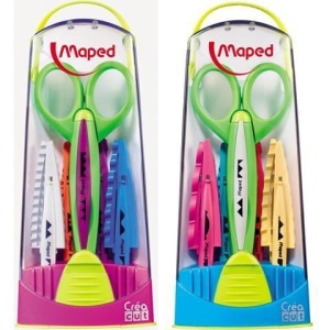 NOŻYCZKI DO WYCINANIA WZORÓW 5 OSTRZY MAPED, MAPED