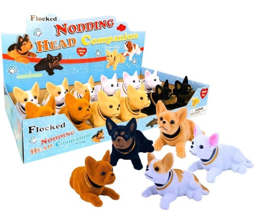 Piesek flokowany kiwający głową, Trifox