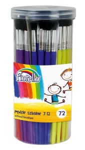 PĘDZLE W TUBIE NR 7-12 (72SZT) FIORELLO, FIORELLO