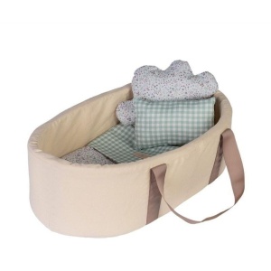 NOSIDŁO CLOE Z POŚCIELĄ DLA LALKI DO 46CM, ASI