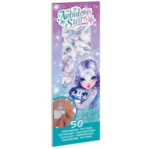 Tatuaże dla dzieci Iceana 50szt, Nebulous Stars