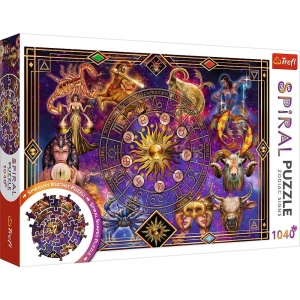 PUZZLE 1040 SPIRAL ZNAKI ZODIAKU TREFL, TREFL