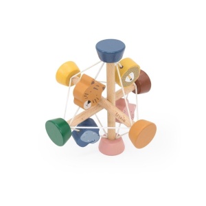 PIŁKA EDUKACYJNA DREWNIANA, TRIXIE BABY