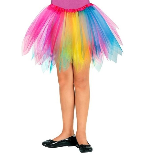 Tęczowa spódniczka baletnicy tutu, Widmann