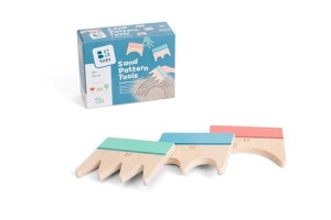 ŁOPATKI DO ROBIENIA WZORÓW NA PIASKU DREWNIANE