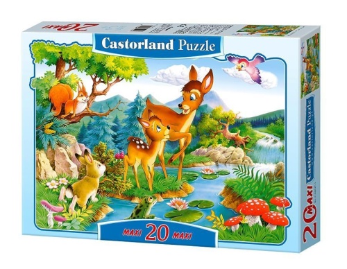 Puzzle 20 maxi - Bambi CASTOR, Castorland
