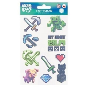 TATUAŻE PIXEL, STICKER BOO