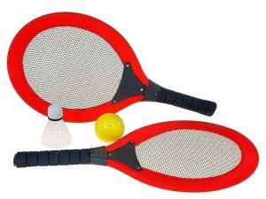 RAKIETKI Z LOTKĄ I PIŁKĄ DO TENISA, ADAR