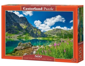 PUZZLE 500 CZARNY STAW POD RYSAMI TATRAS CASTOR