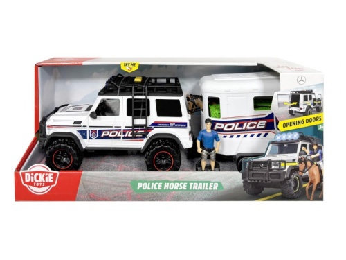 SOS Zestaw Policja konna 40cm, Dickie Toys