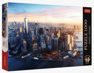 PUZZLE 1000 MANHATTAN, NOWY JORK TREFL, TREFL