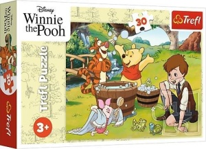 PUZZLE 30 DZIEŃ Z PUCHATKIEM TREFL, TREFL