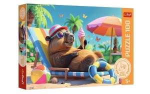 PUZZLE 100 RELAKS W STYLU KAPIBARY TREFL, TREFL