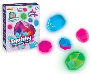 SQUISHY KAMIENIE FLUO, DUMEL