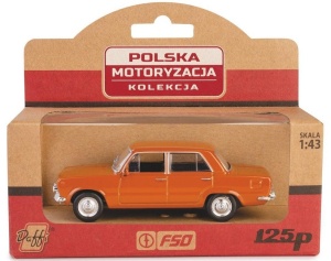 KOLEKCJA PRL FIAT 125P BRĄZOWY, DAFFI