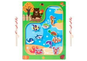 DREWNIANA GRA ŁOWIENIE RYBEK NA MAGNES, PRO-KIDS