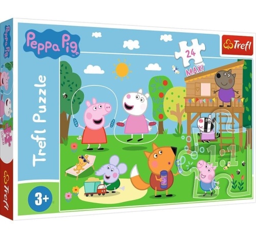 Puzzle 24 Maxi Zabawa na polanie TREFL, Trefl