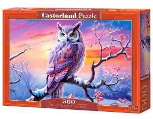 PUZZLE 500 OWL'S PERFECT EVENING CASTOR