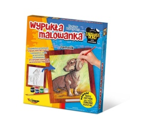 WYPUKŁA MALOWANKA PSY - JAMNIK, MIRAGE HOBBY