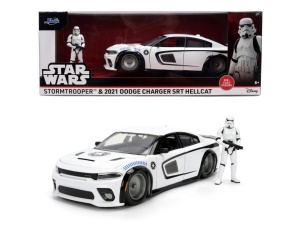 JADA STAR WARS DODGE CHARGERSRT 1:24+FIG, JADA