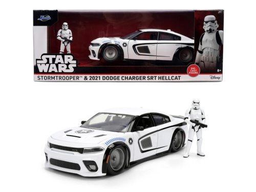 Jada Star Wars Dodge ChargerSRT 1:24+fig, Jada