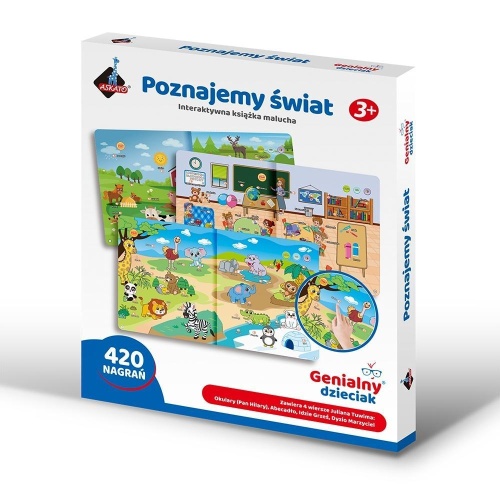 Poznajemy świat interaktywna książeczka, Askato