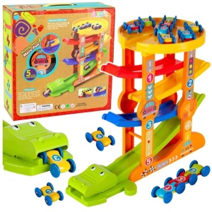 ZJEŻDŻALNIA DLA AUTEK KROKODYL, LEANTOYS
