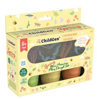 Ciastolina naturalna z foremkami - Wiosna