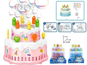 BAŃKI MYDLANE TORT URODZINOWY 70ML ŚWIATŁO MUZYKA