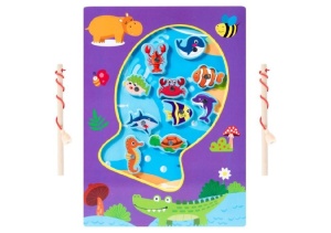 DREWNIANA GRA ŁOWIENIE RYBEK NA MAGNES, PRO-KIDS