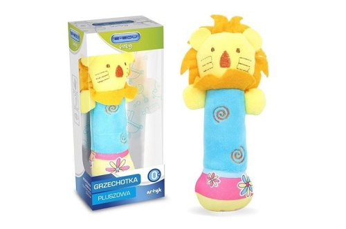Grzechotka pluszowa lew E-Edu, Artyk