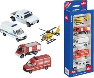 SIKU SUPER - ZESTAW POJAZDÓW RATOWNICZYCH, SIKU