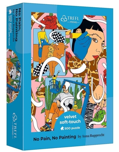 Puzzle 500 No Pain, No Painting TREFL, Trefl