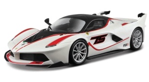 FERRARI FXX-K WHITE 1:24 BBURAGO, BBURAGO