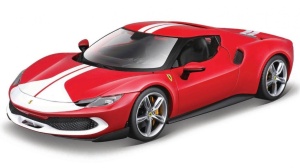 FERRARI R&P -296 GTB ASSETTO FIORANO RED/WHITE